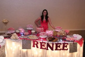 Wedding Reception Treat Table!